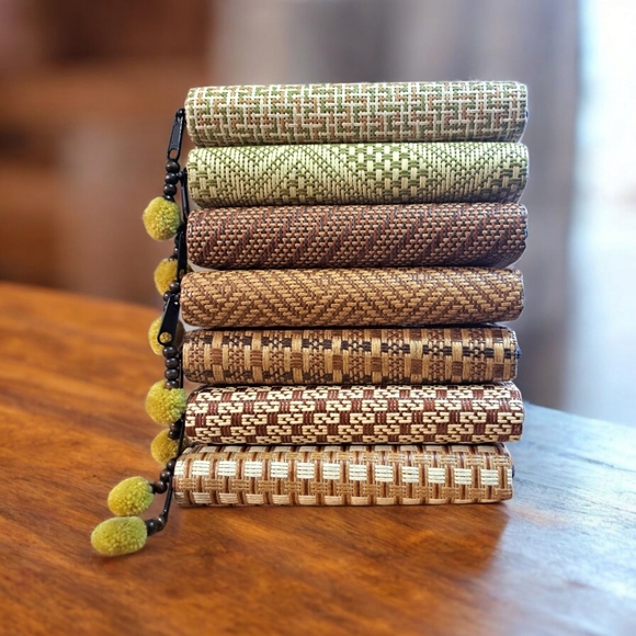 Handwoven Rattan Wallets - Picture 2 of 4
